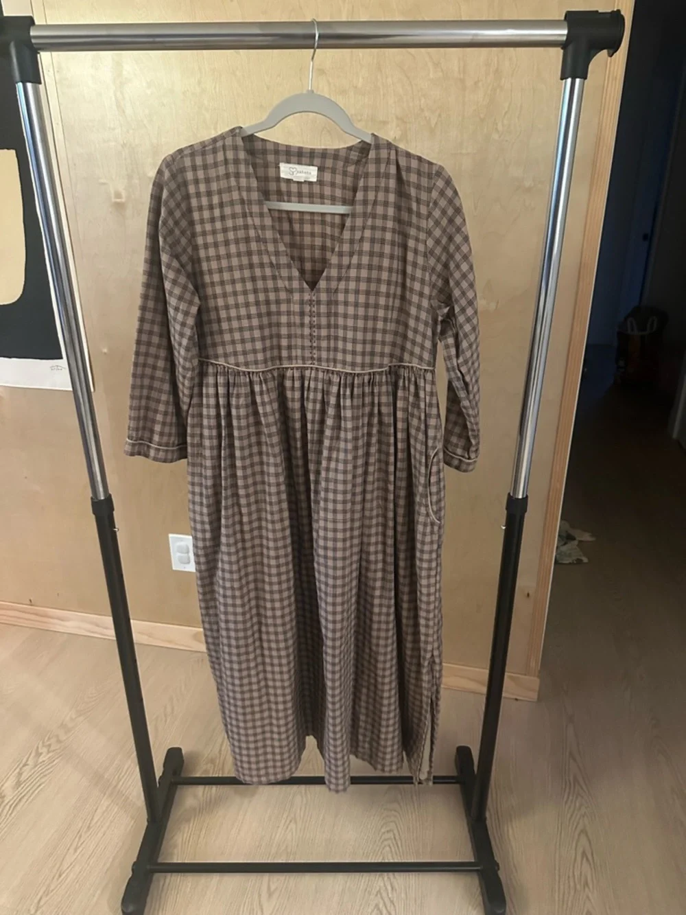 Sahana Byron Bay Checked Maxi Dress - Picture 2 of 7